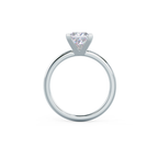 1.75 CT Princess Cut Moissanite Solitaire Engagement Ring