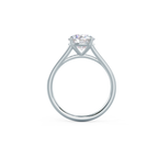 1.50 CT Round Moissanite Solitaire Style Engagement Ring