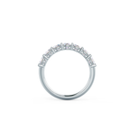 0.35 TCW Round Brilliant Cut 7 Stone Eternity Wedding Band