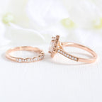 1.50CT Oval Cut Moissanite Halo Bridal Ring Set