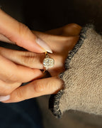 1.50 -3.50 CT Elongated Cushion ⁠Cut Lab Grown Diamond Bezel Engagement Ring