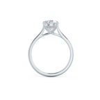 2.50 CT Oval Moissanite Solitaire Engagement Ring
