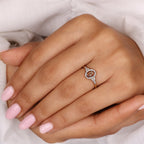 Capricorn Ring With Halo Design