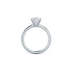 1.75 CT Oval Cut Solitaire Moissanite Engagement Ring