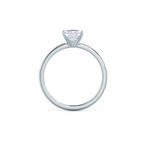 2.75 CT Emerald Cut Moissanite Solitaire Engagement Ring
