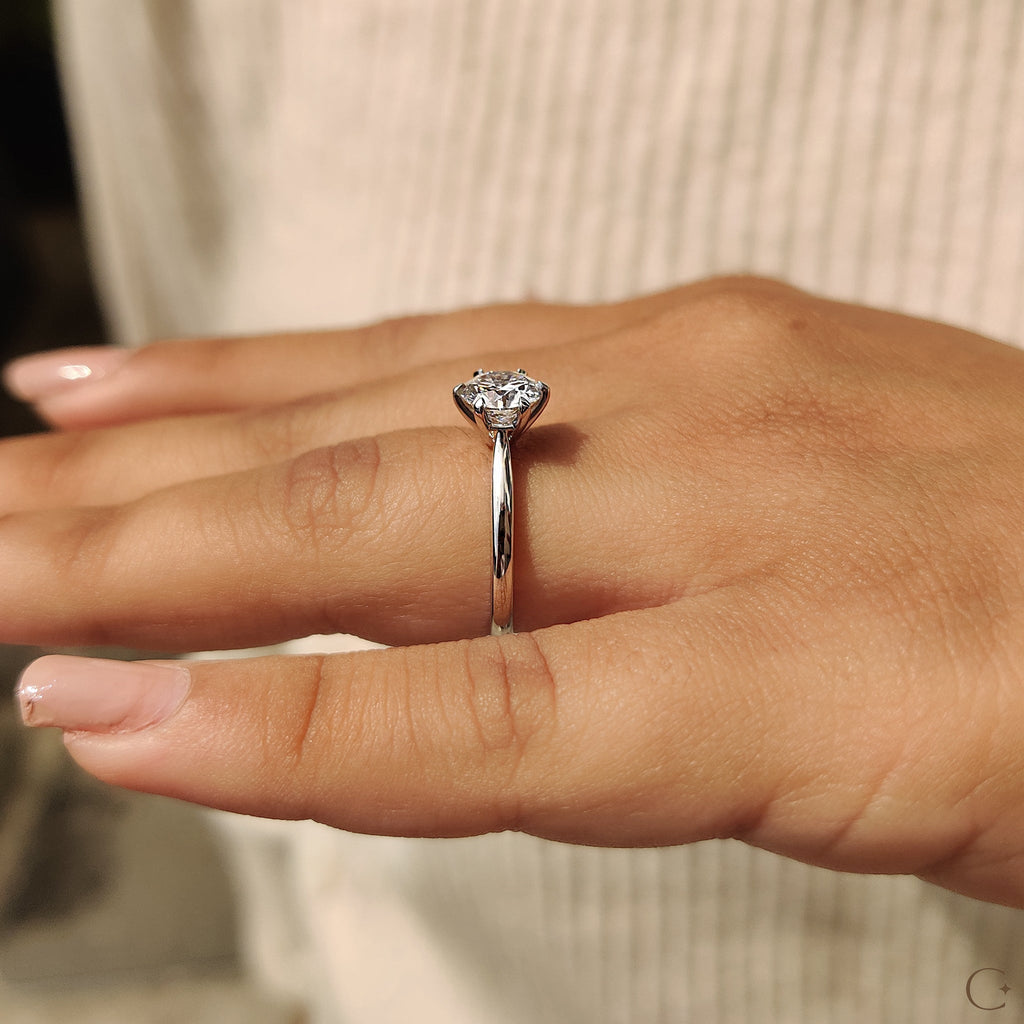 Brilliant Round Solitaire Engagement Ring