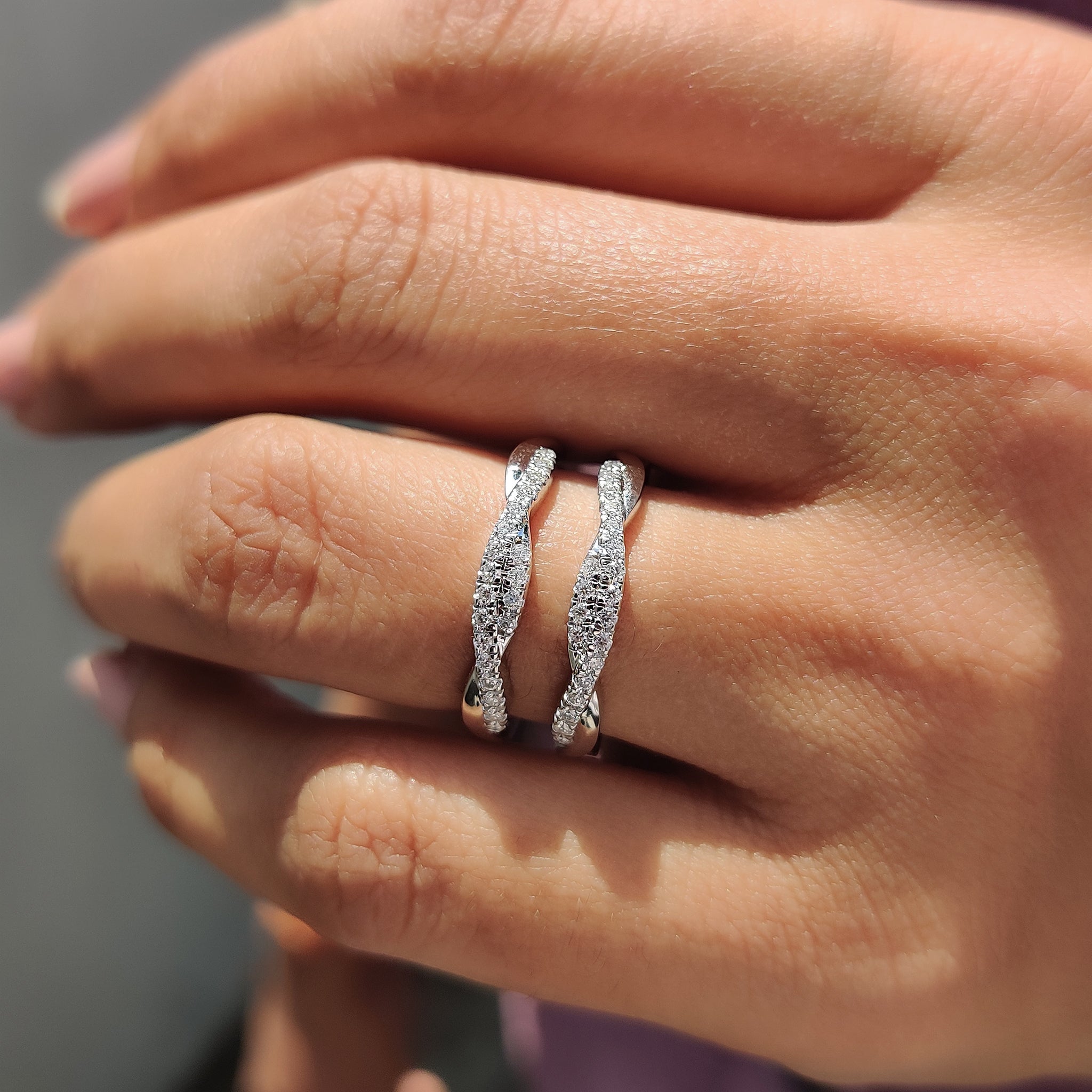 Round Cut Ring Enhancer Wedding Band
