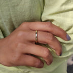 Simple White Gold Wedding Band