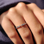 Open Gap Design In Unique Wedding Band Style