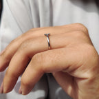 2 Stone Wedding Band In Round Cut