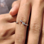 3 Stone Wedding Band In Pear And Round Cut