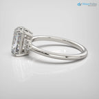 2ct radiant cut lab grown diamond Solitaire Engagement Rings DisneyValley