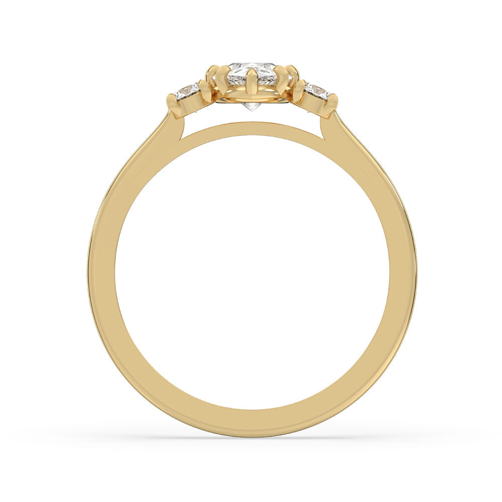 Teardrop Engagement Ring