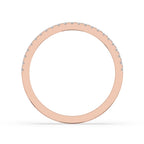 Round Diamond Eternity Band with Two Rows