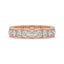 Channel Set Wedding Band with Round Diamond