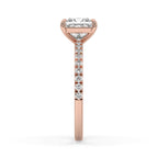 Two Carat Princess Cut Diamond Claw Prong Perfection