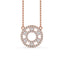 Baguette Cut Diamond Rose Gold Pendant - Classic Charm