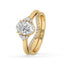 Oval Diamond Engagement Ring In Yellow Gold