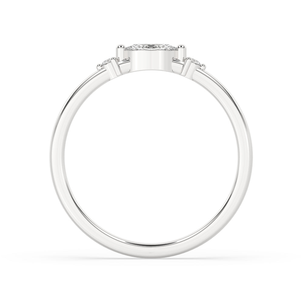 East West Marquise Ring Immagine secondaria del prodotto