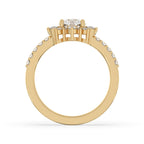 Round Halo Engagement Ring