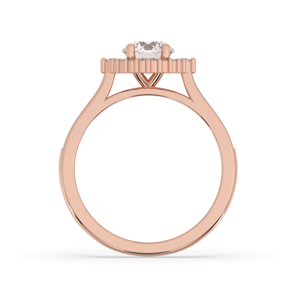 Antique Inspired Engagement Ring with Cathedral Setting