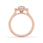 Antique Inspired Engagement Ring with Cathedral Setting