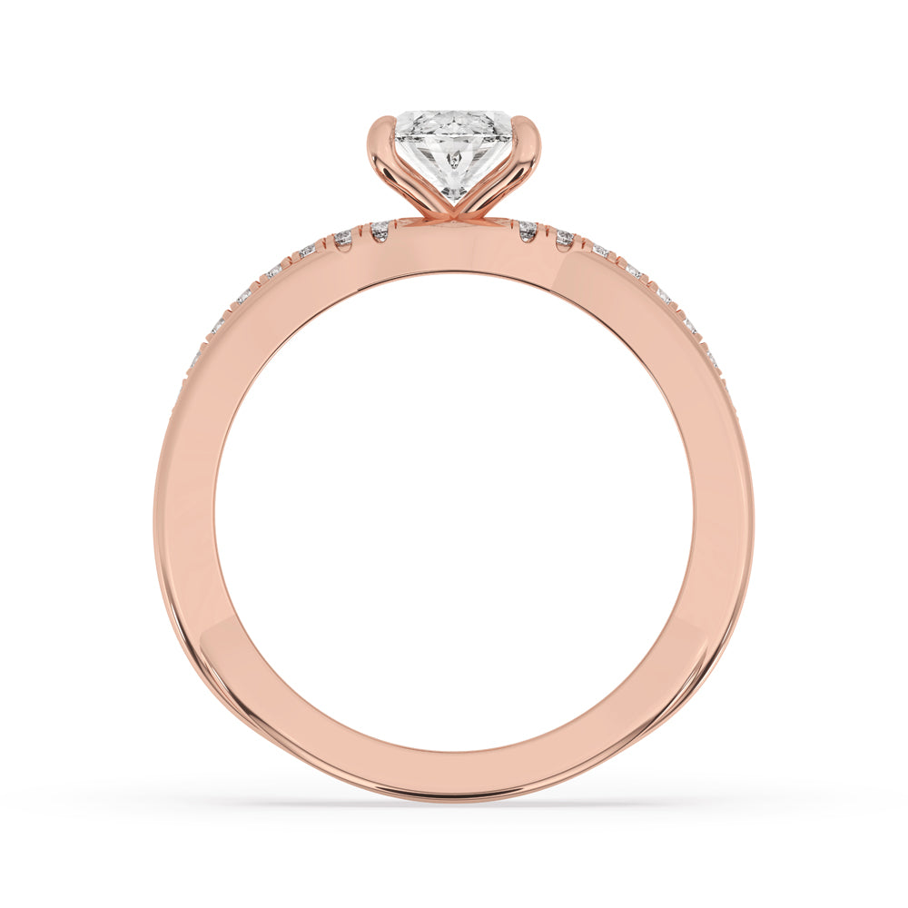 2  Carat Oval Diamond Ring