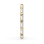 Baguette Diamond Wedding Band - Bar Setting