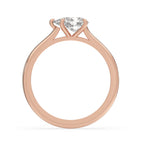 Pear Cut Diamond Engagement Ring In East West Setting