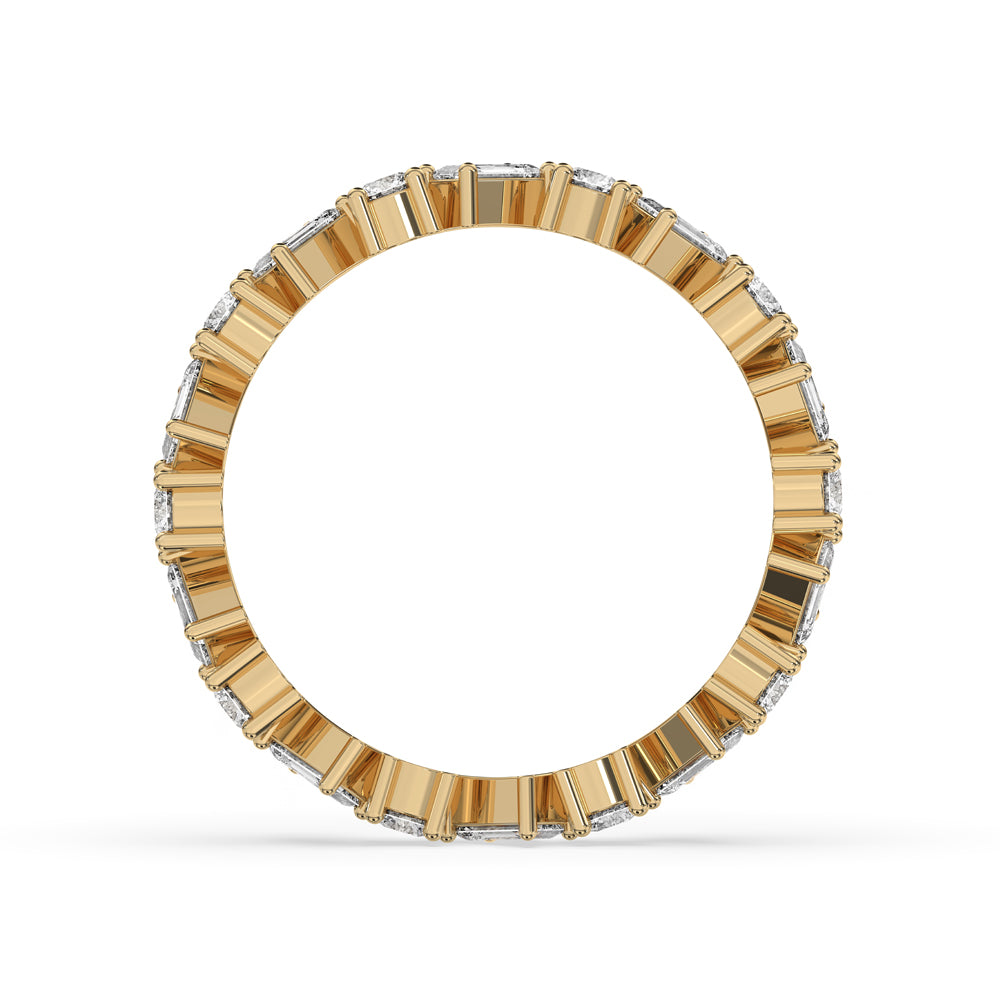 Round Diamond Lab Grown Eternity Band