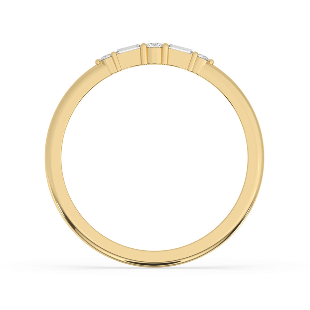 5 Stone Wedding Band