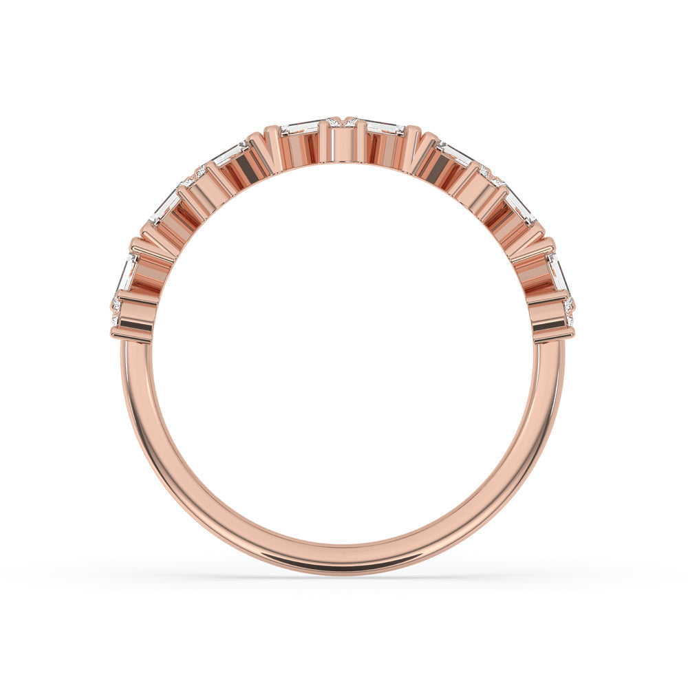 Baguette and Diamond Band