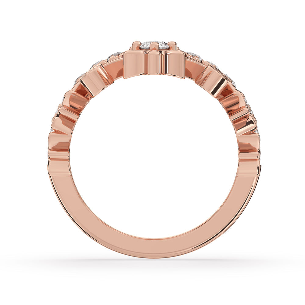 Round Wedding Ring – Royal Crown Band