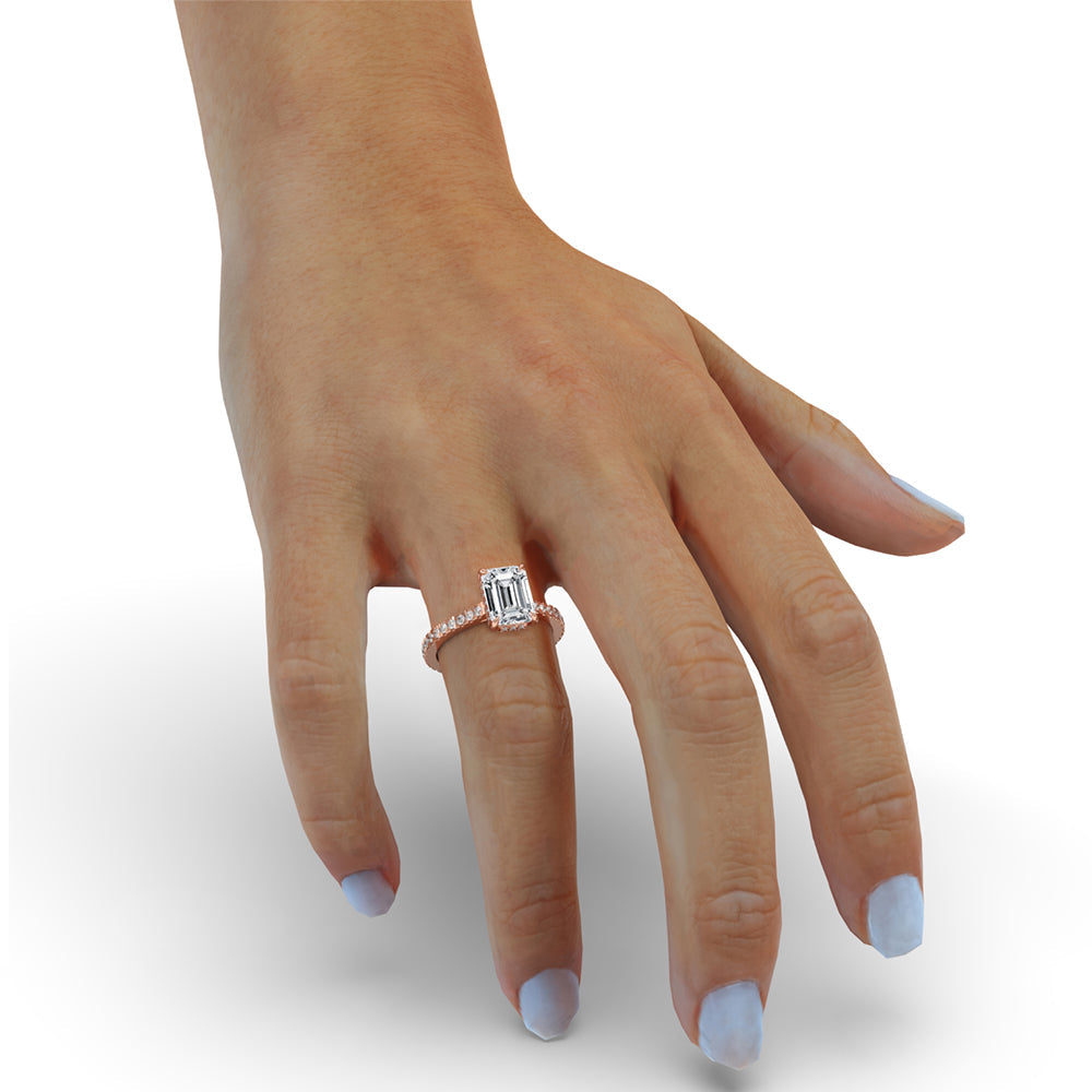 Emerald Cut Diamond Ring