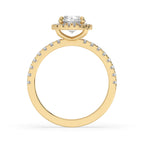 Engagement Ring Round Cut Halo