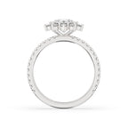 Diamond Cluster Ring With Pave Setting