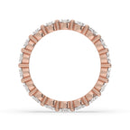 Oval Diamond Wedding Band - Perfect Eternity Band
