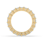 Diamond Eternity Band with Emerald Cut Brilliance