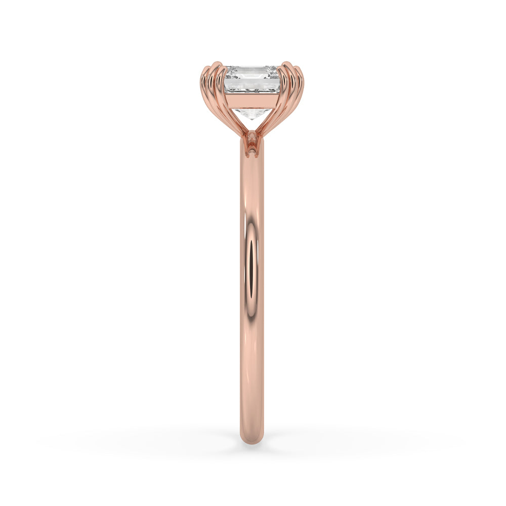 Gold Solitaire Engagement Ring for Timeless Elegance