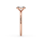 Oval Shaped Diamond Ring in Rose Gold Sparkle and Shine