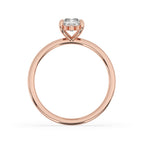 Radiant Cut Diamond Ring With Claw Prong Setting