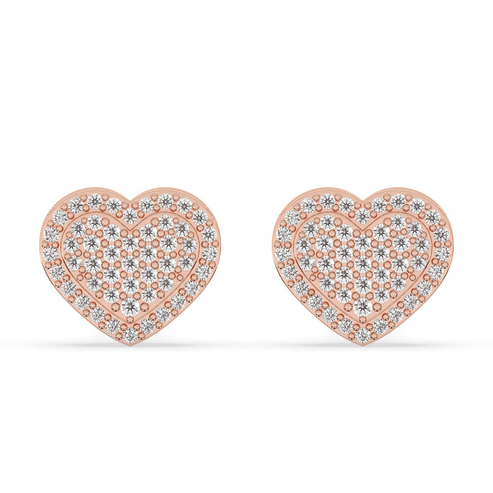 Heart Diamond Earrings – Elegance for Every Heartbeat Main image