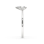 Pear Shape Diamond Ring With Solitaire Style