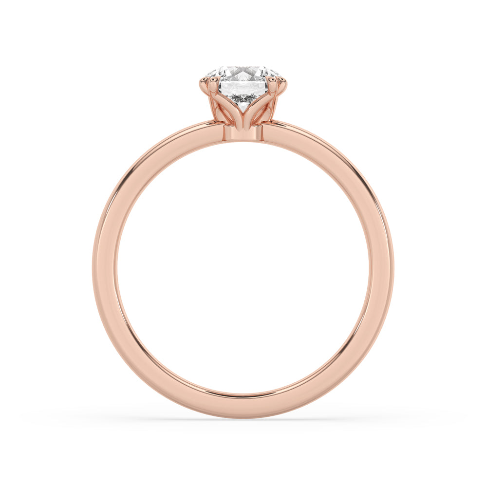 Round Solitaire Engagement Ring for a Perfect Proposal