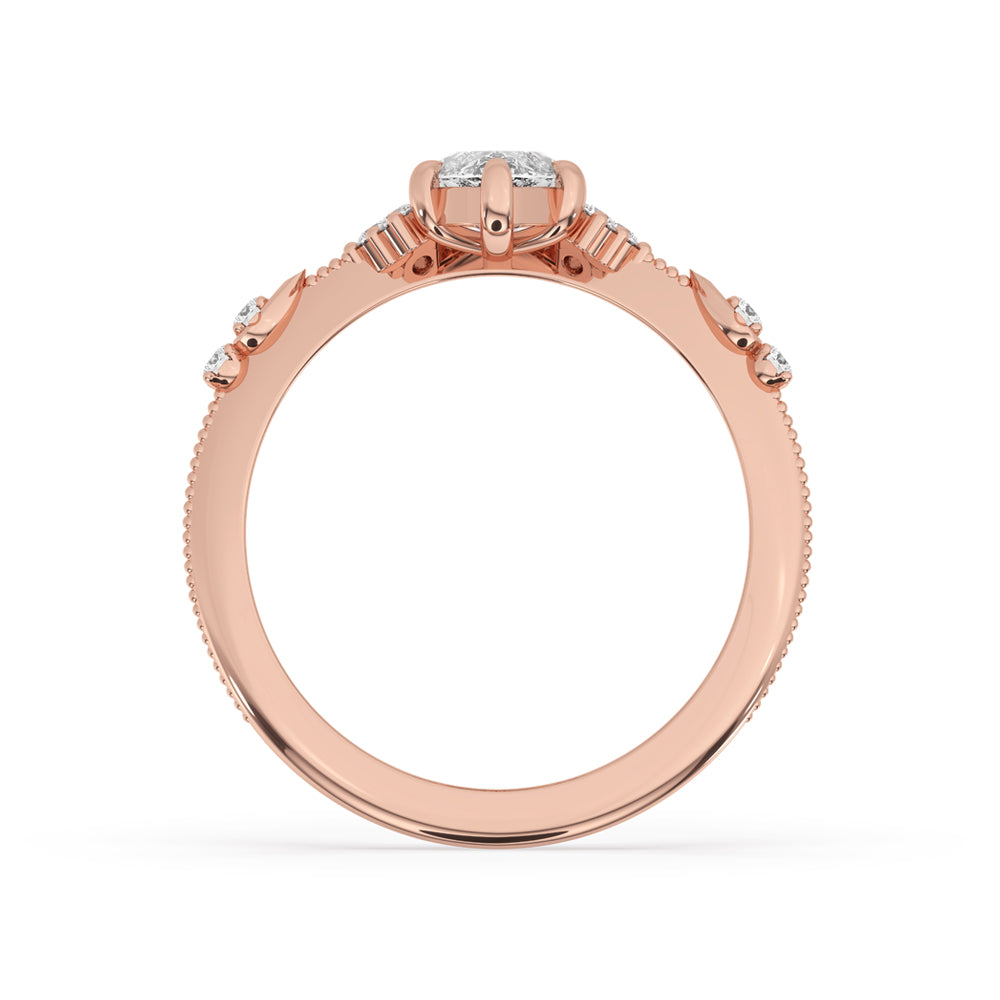 Vintage Marquise Engagement Ring Secondary image