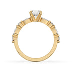 Round Cut Diamond Ring in Classic Prong Setting