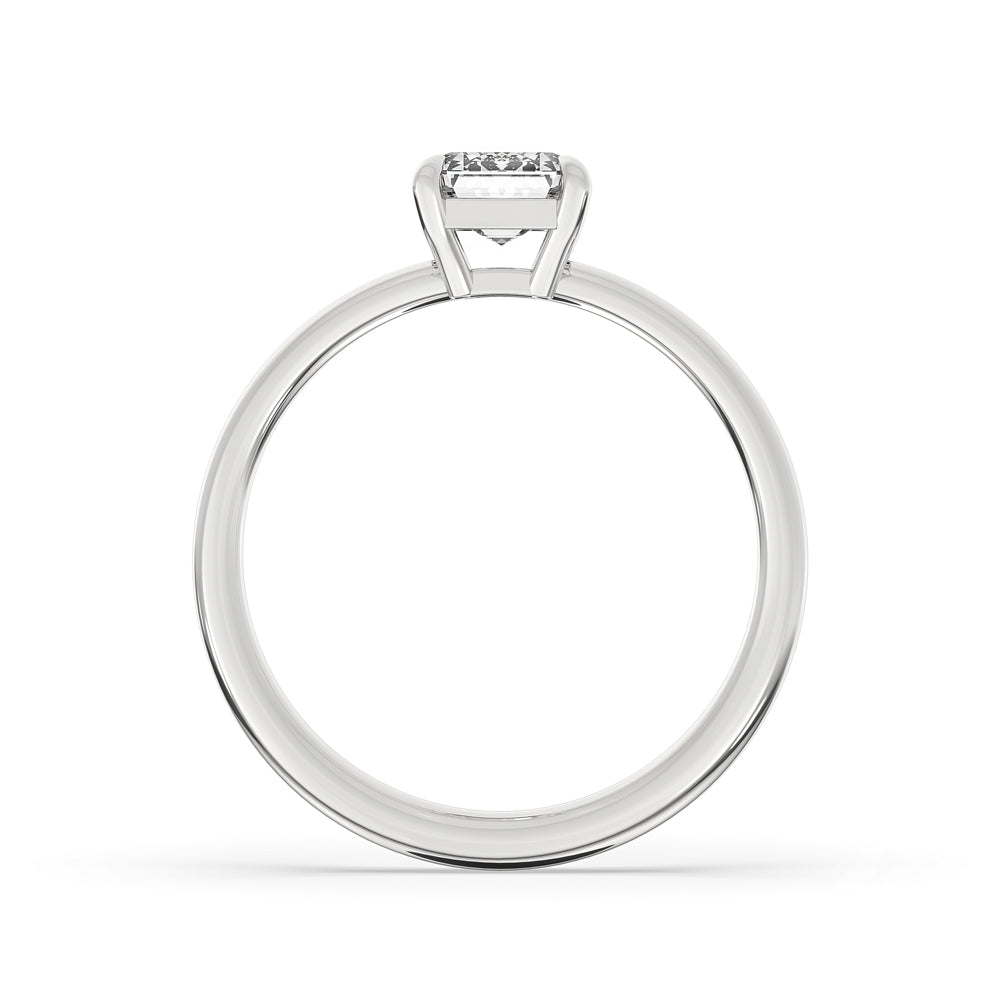 Emerald Cut Solitaire Ring