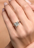 3.00 ct IGI CERTIFIED Princess Excellent Cut Lab Grown Diamond Stylish Solitaire Engagement Ring - DisneyValley