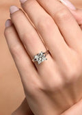 3.00 ct IGI CERTIFIED Princess Excellent Cut Lab Grown Diamond Stylish Solitaire Engagement Ring - DisneyValley