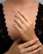 3.30 Carat IGI Certified Fancy intense Pink Radiant Cut Lab Grown Diamond Engagement Ring - DisneyValley